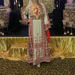 Thowb, Palestinian dress, custom made